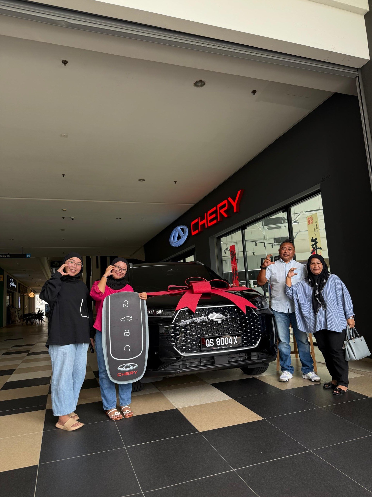 Chery Bangi customer delivery